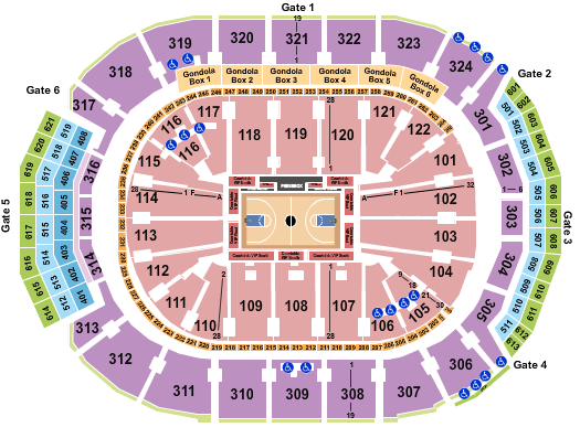 Scotiabank Arena Basketball Seating