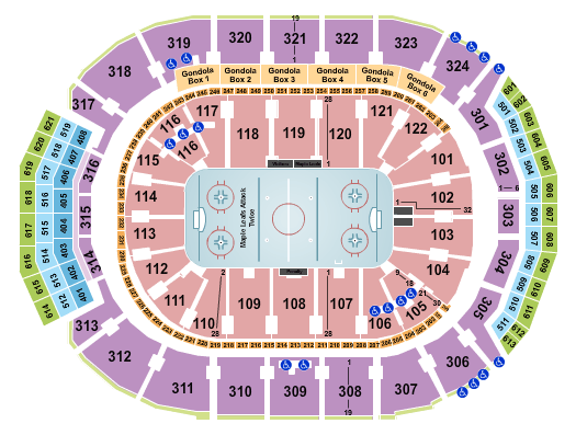 Scotiabank Arena Hockey Seating Chart